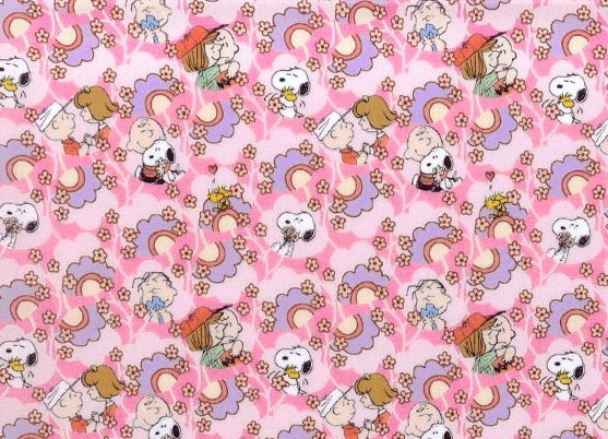 Liberty x Peanuts - Pink - Mini set of 6