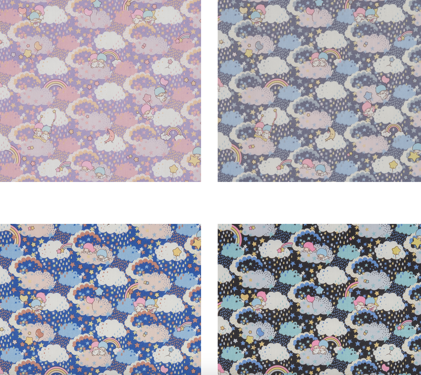LIBERTY FABRICS CAPSULE COLLECTION MY MELODY & LITTLE TWIN STAR SS25 - Hiding Dreams
