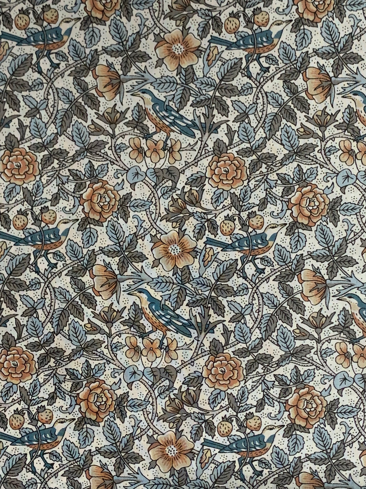 Liberty Japan - Strawberry Tree - blue/greyish - fat quarter