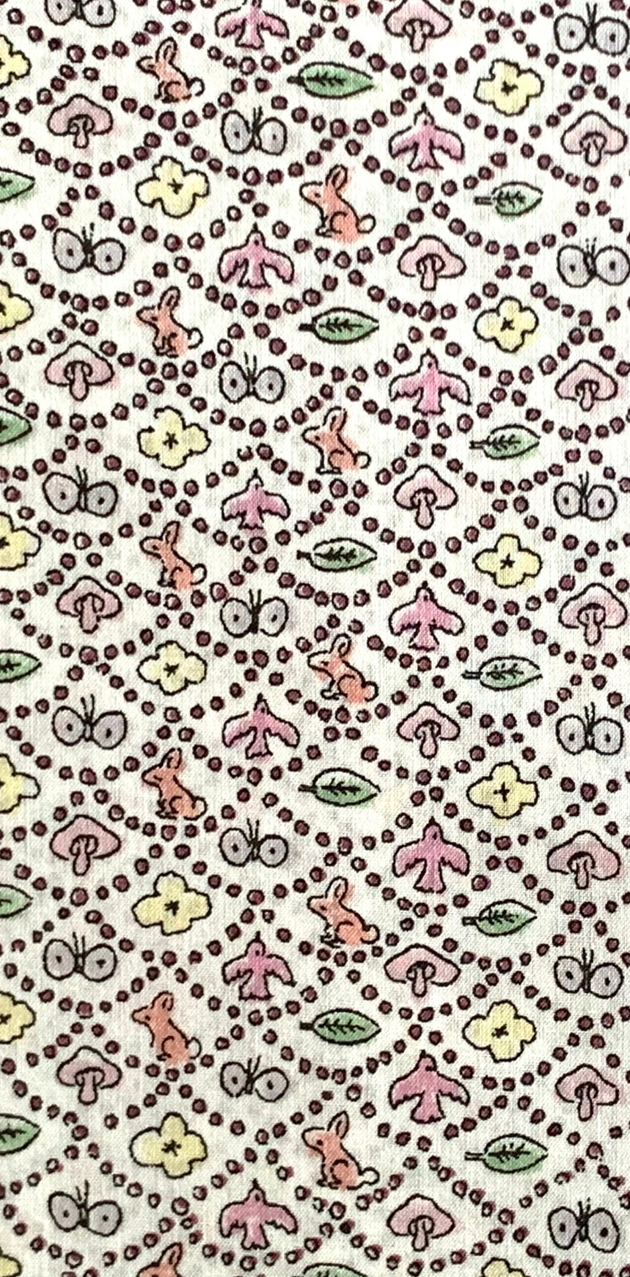Liberty Japan - Metre Sale - Forest Wave - pink