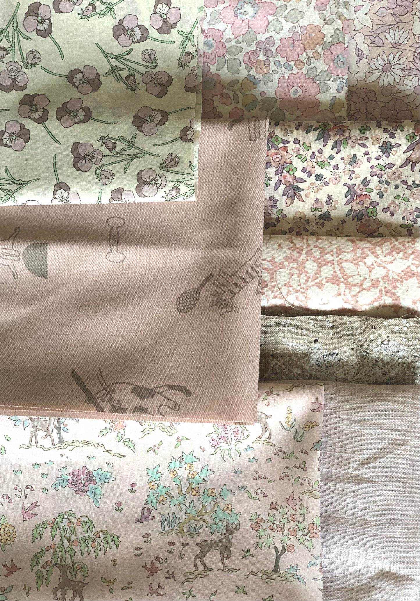 All sorts mix - Dusty pink scrappy pack