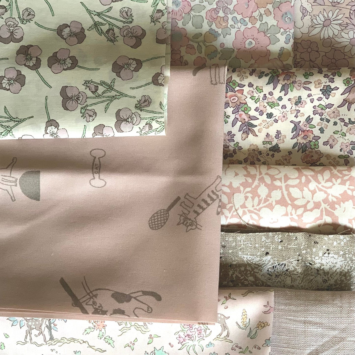 All sorts mix - Dusty pink scrappy pack