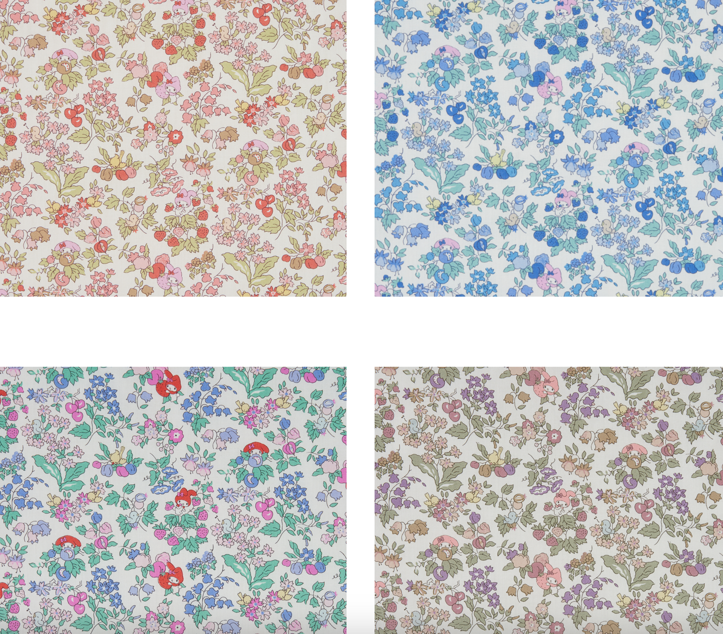 LIBERTY FABRICS CAPSULE COLLECTION MY MELODY & LITTLE TWIN STAR SS25 - Nancy Orchard