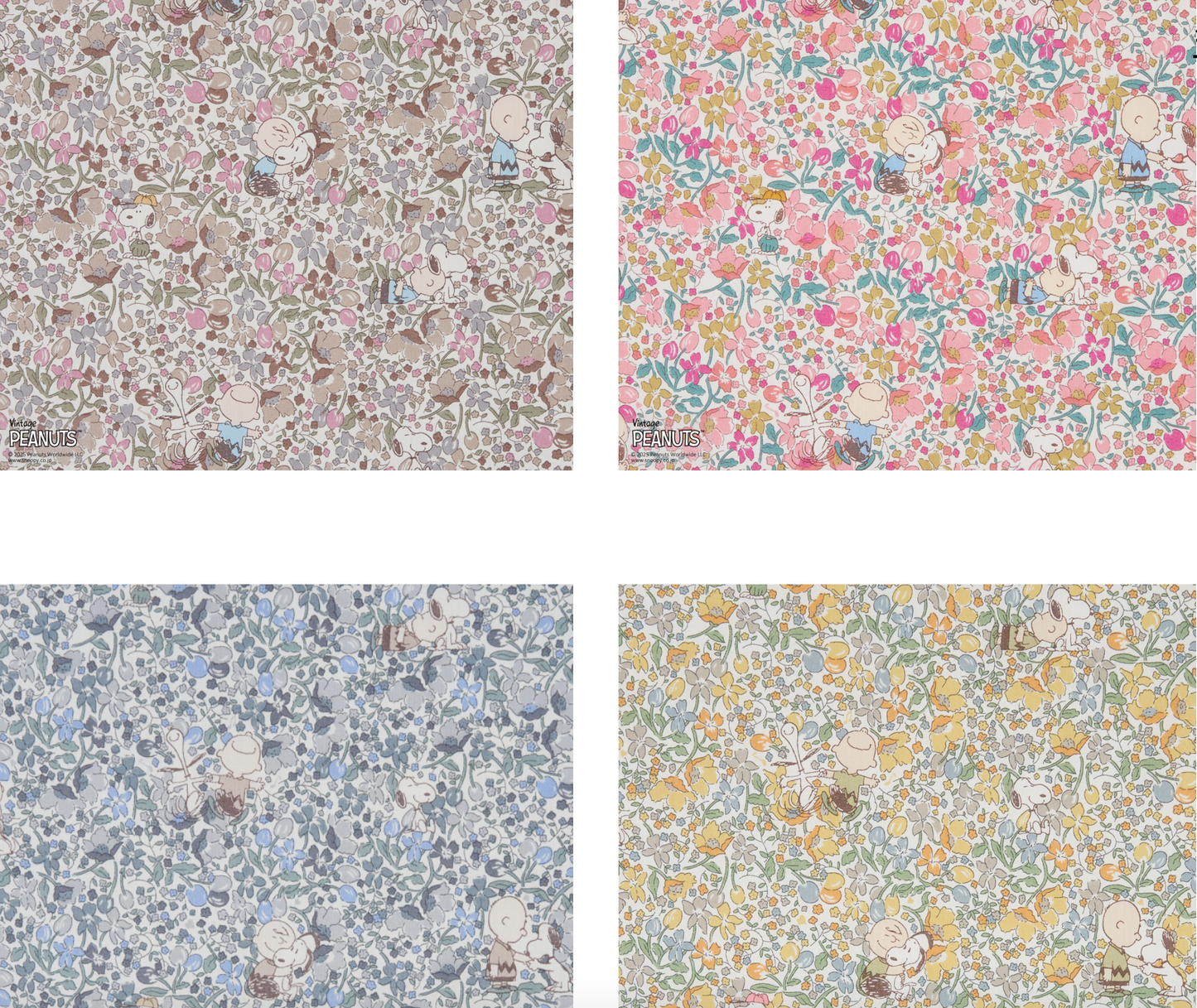 2025SS Liberty x Peanuts Collection - Charlie Brown's Flowers