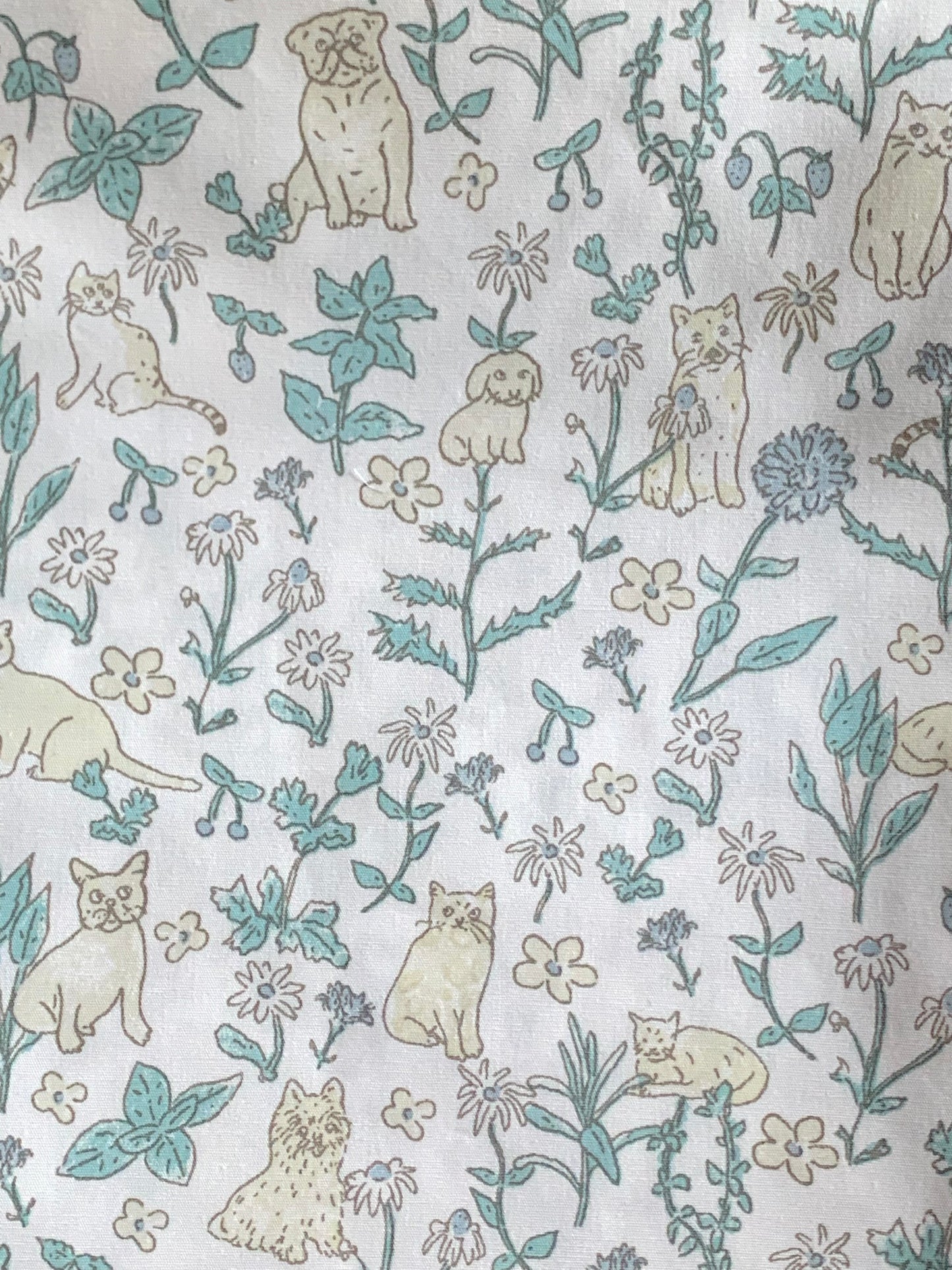Japanese Cotton - Cache-cache au jardin - GR - fat quarter