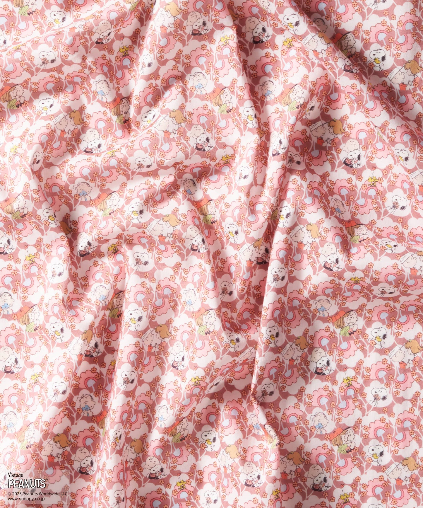 Peanuts x Liberty Fabrics Collection Vol.2 - Bespoke Friendship Blooms (pink mix)