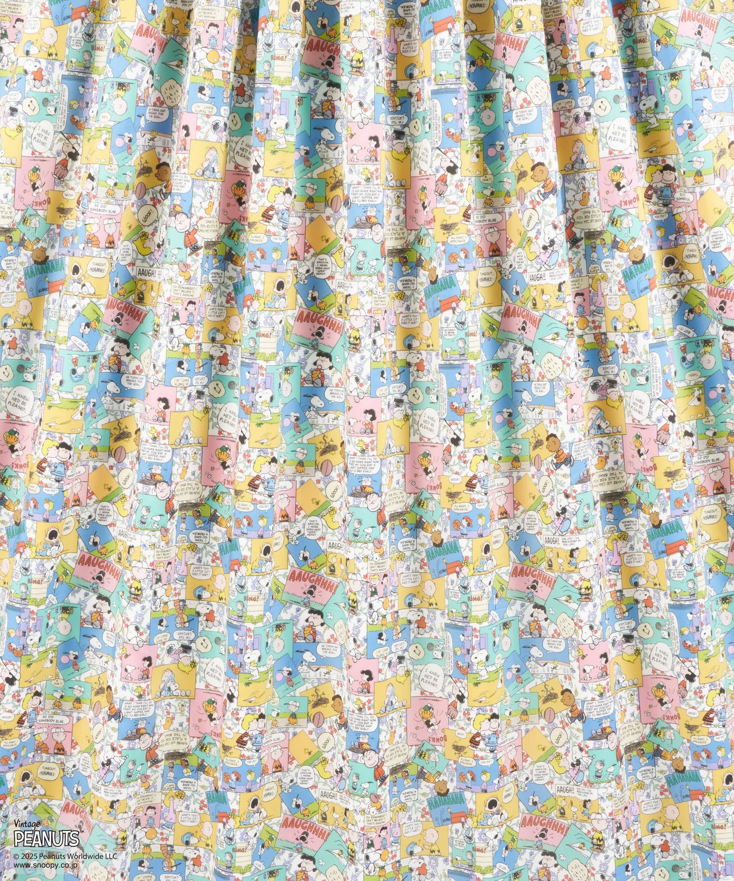 Peanuts x Liberty Fabrics Collection Vol.2 - Bespoke Comic Strip Cosmos (colourful)