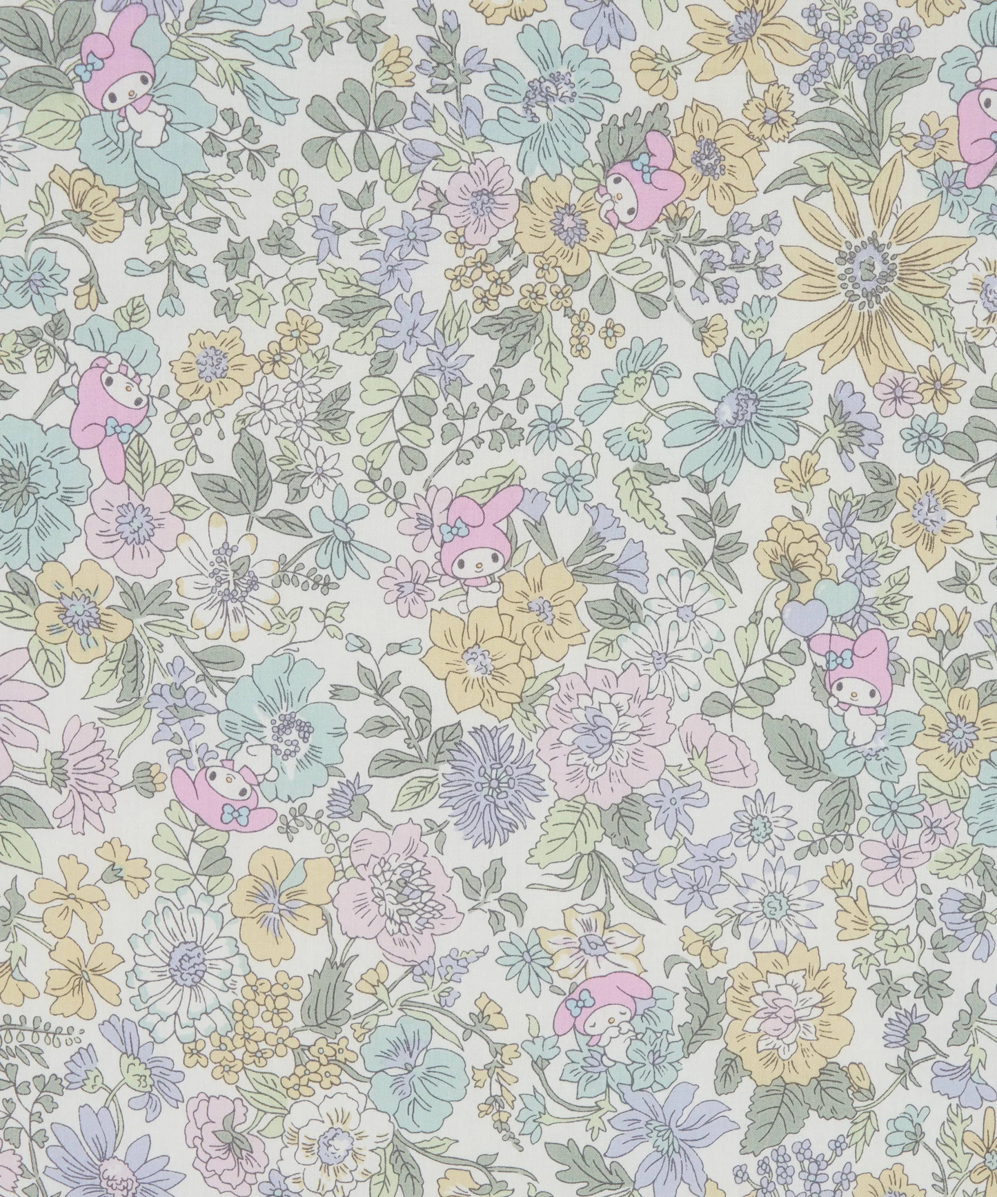 LIBERTY FABRICS CAPSULE COLLECTION MY MELODY & LITTLE TWIN STARS SS25 - Emily Song - Mini Set of 4