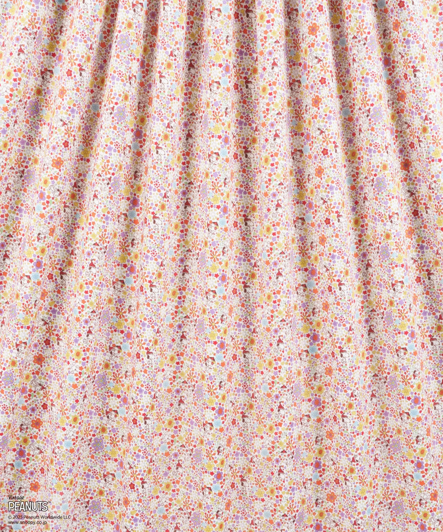 Peanuts x Liberty Fabrics Collection Vol.2 - Bespoke Floral Delight (orange/purple mix)