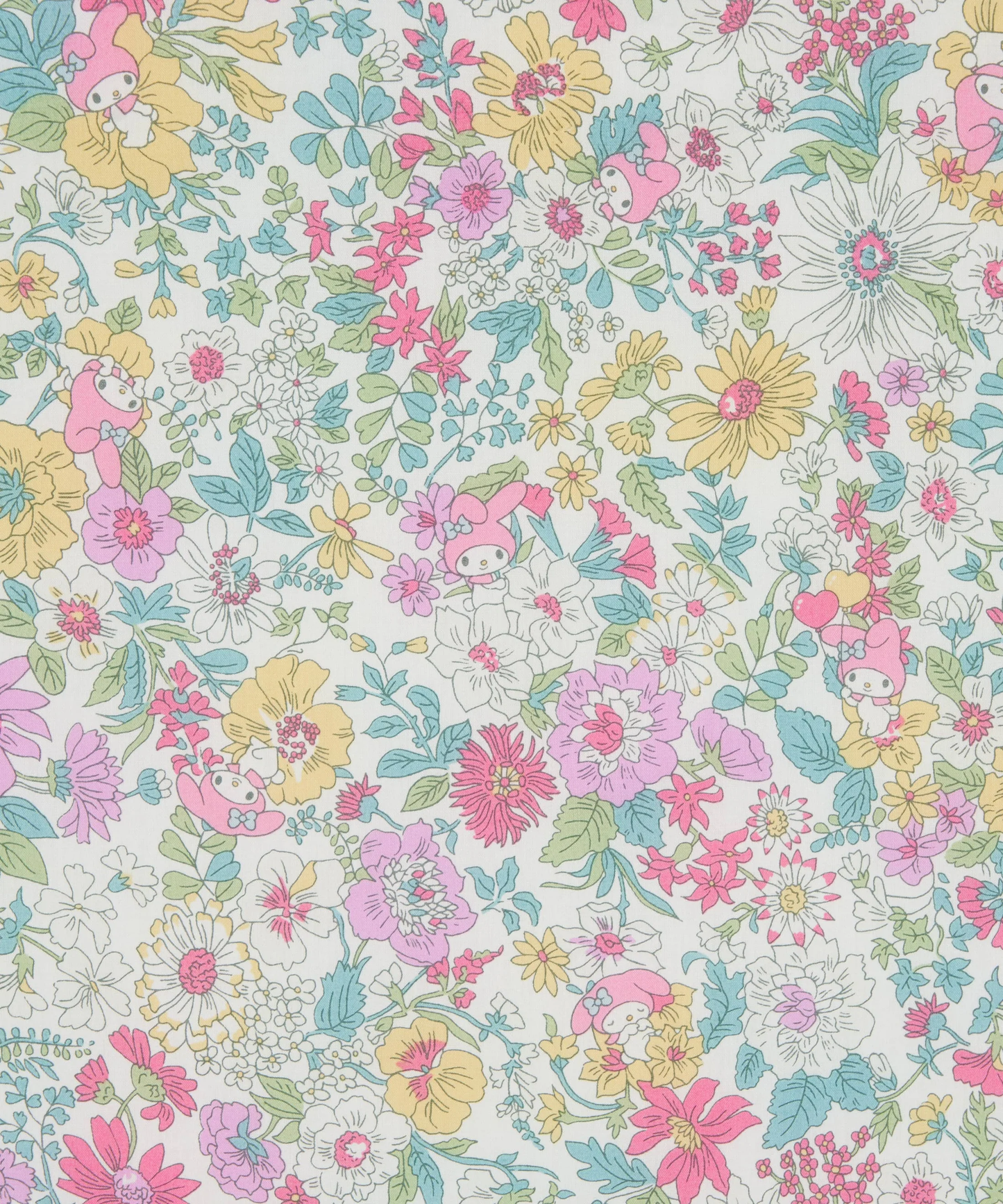LIBERTY FABRICS CAPSULE COLLECTION MY MELODY & LITTLE TWIN STARS SS25 - Emily Song - Mini Set of 4