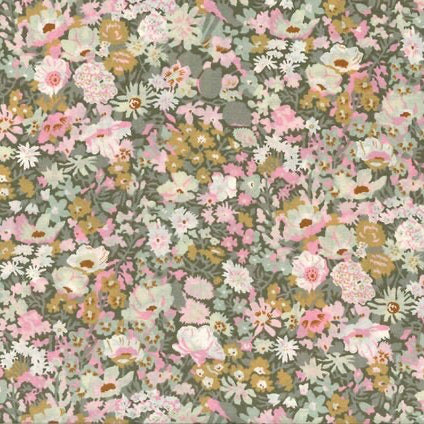 Liberty of London - Thorpe - Pink, olive and mustard green - fat quarter - limited stock