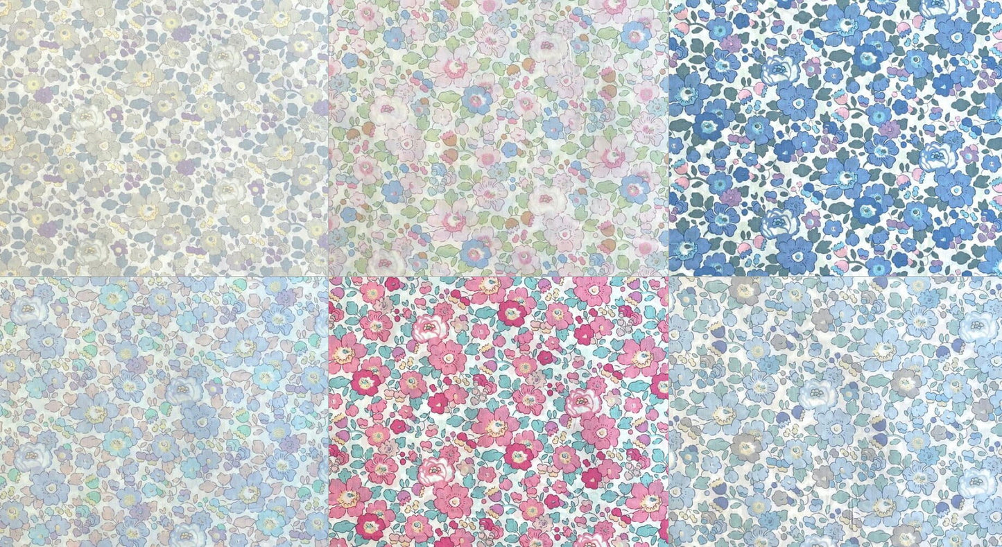 Liberty of London - Betsy set of 6pcs - 25 x 25 cm - Limited Edition