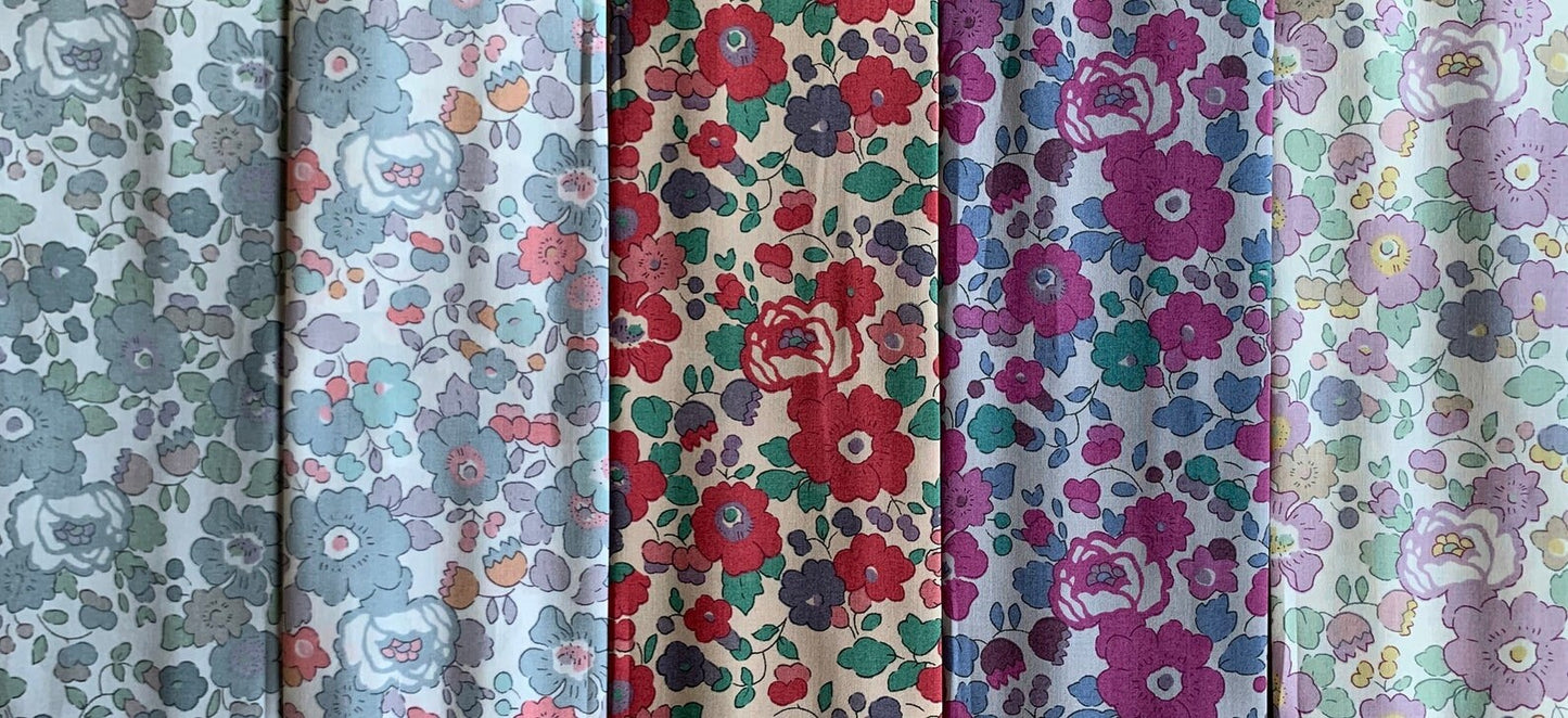 Liberty Print Cloth Set 2022ES - Liberty x Masaki san - Special collaboration - 25x30cm x 9 designs - 30pcs