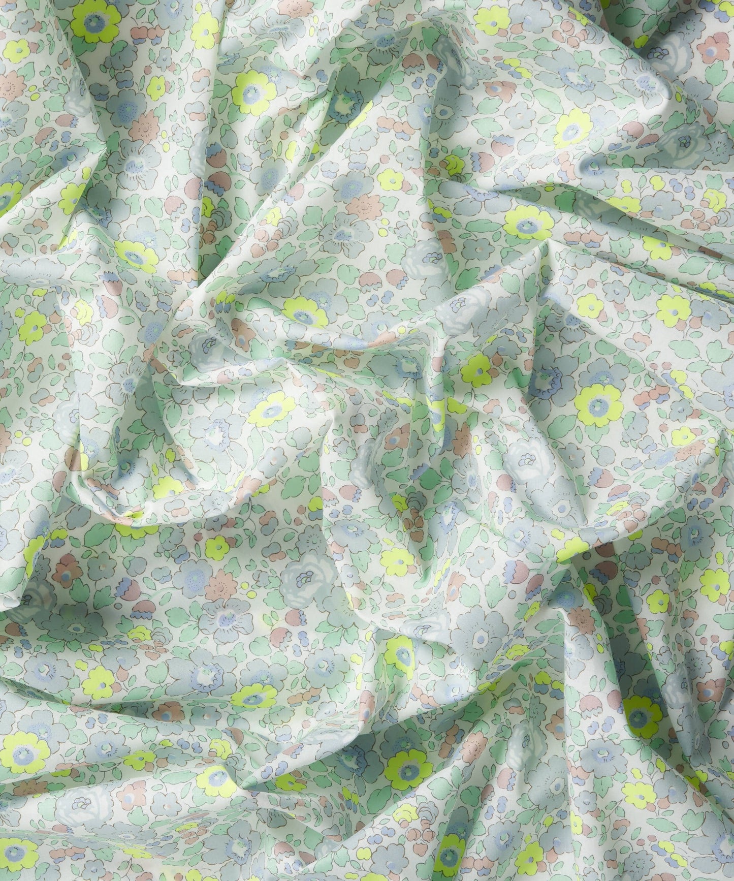 Liberty of London - Betsy j22f - Neon Liberty Japan Bespoke collection - neon yellow mix - fat quarter