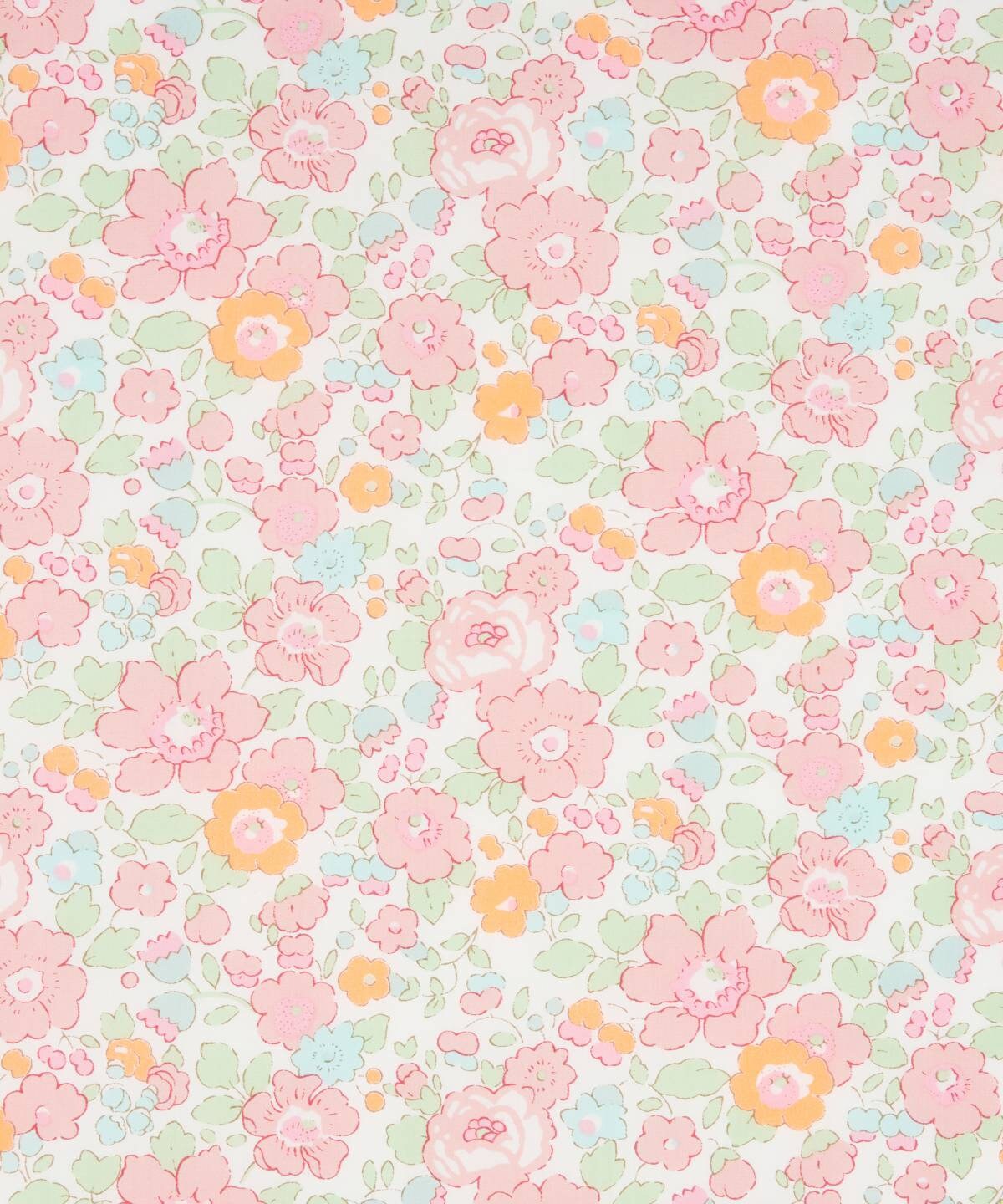 Liberty of London - Betsy j22d - Neon Liberty Japan Bespoke collection - neon orange mix - fat quarter