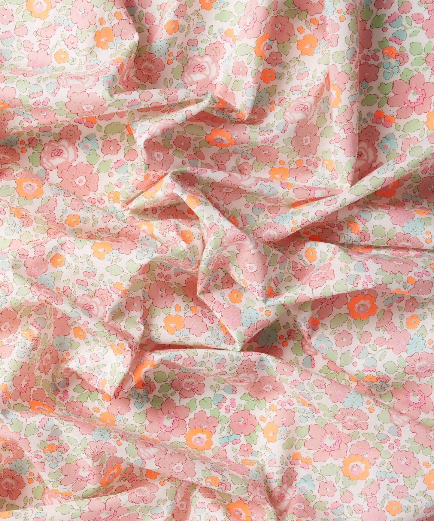Liberty of London - Betsy j22d - Neon Liberty Japan Bespoke collection - neon orange mix - fat quarter