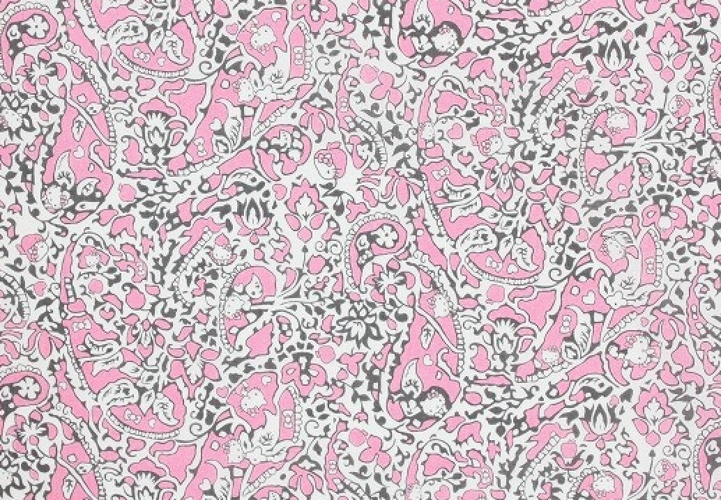 Liberty x Hello Kitty - Petal Paisley - 2019 - pink - fat quarter
