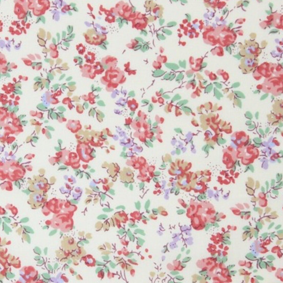 Liberty of London - Bespoke Moon Moth - pink/red mix - fat quarter