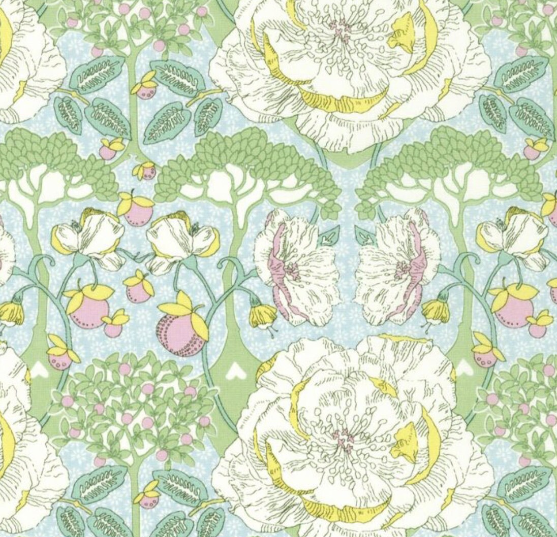 Liberty Japan - 2023SS Floral Dance Collection - Cindy's Garden 03B - fat quarter