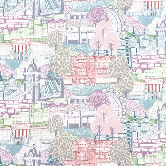 Liberty of London - Capital Views B 2023AW - pink - fat quarter