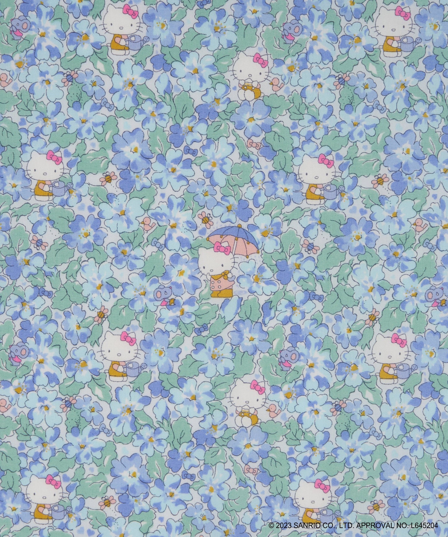 Liberty x Hello Kitty 50th Anniversary - Primrose Meadow - fat quarter