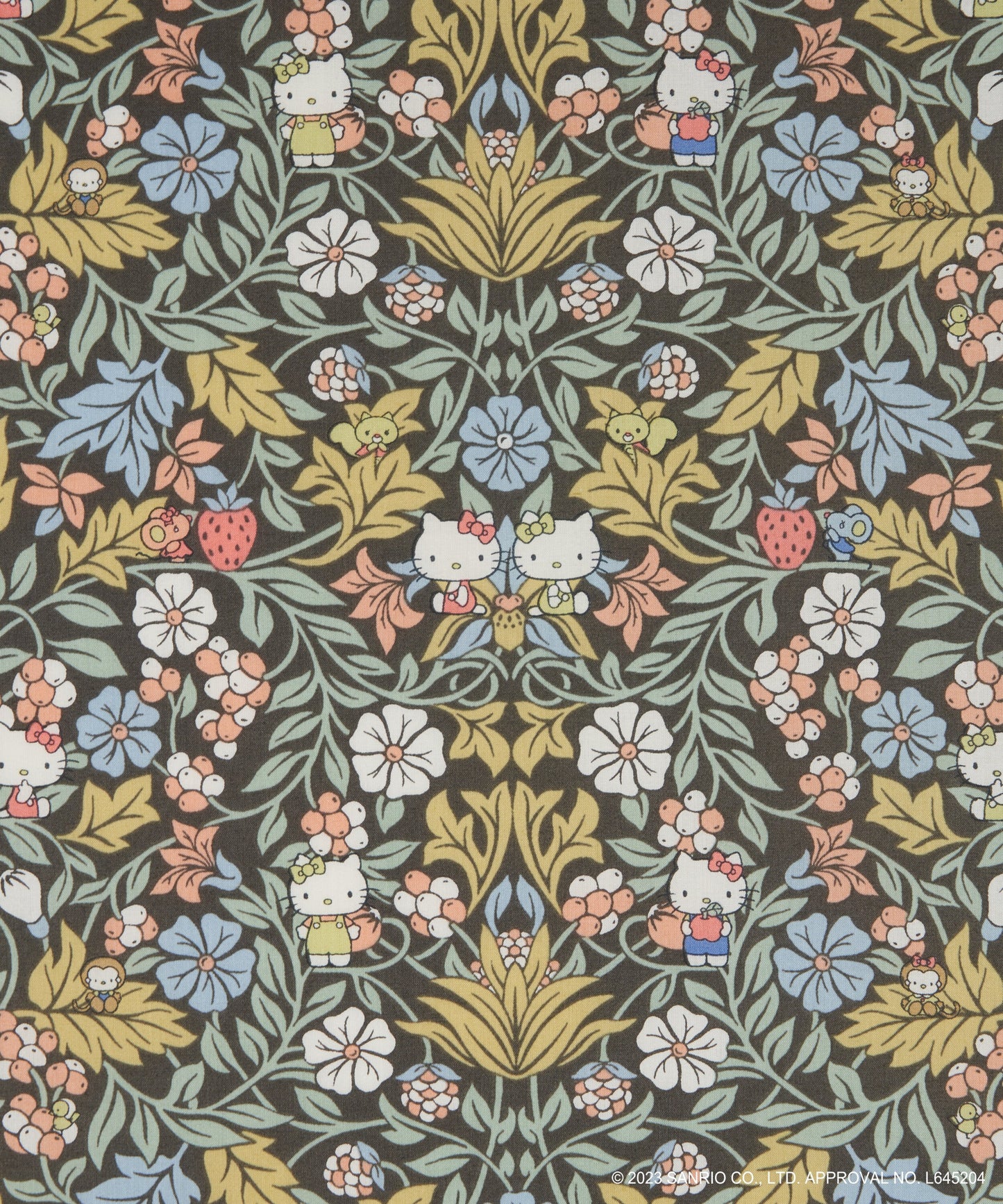 Liberty Japan x Hello Kitty 50th Anniversary - Orchard Friends - fat quarter