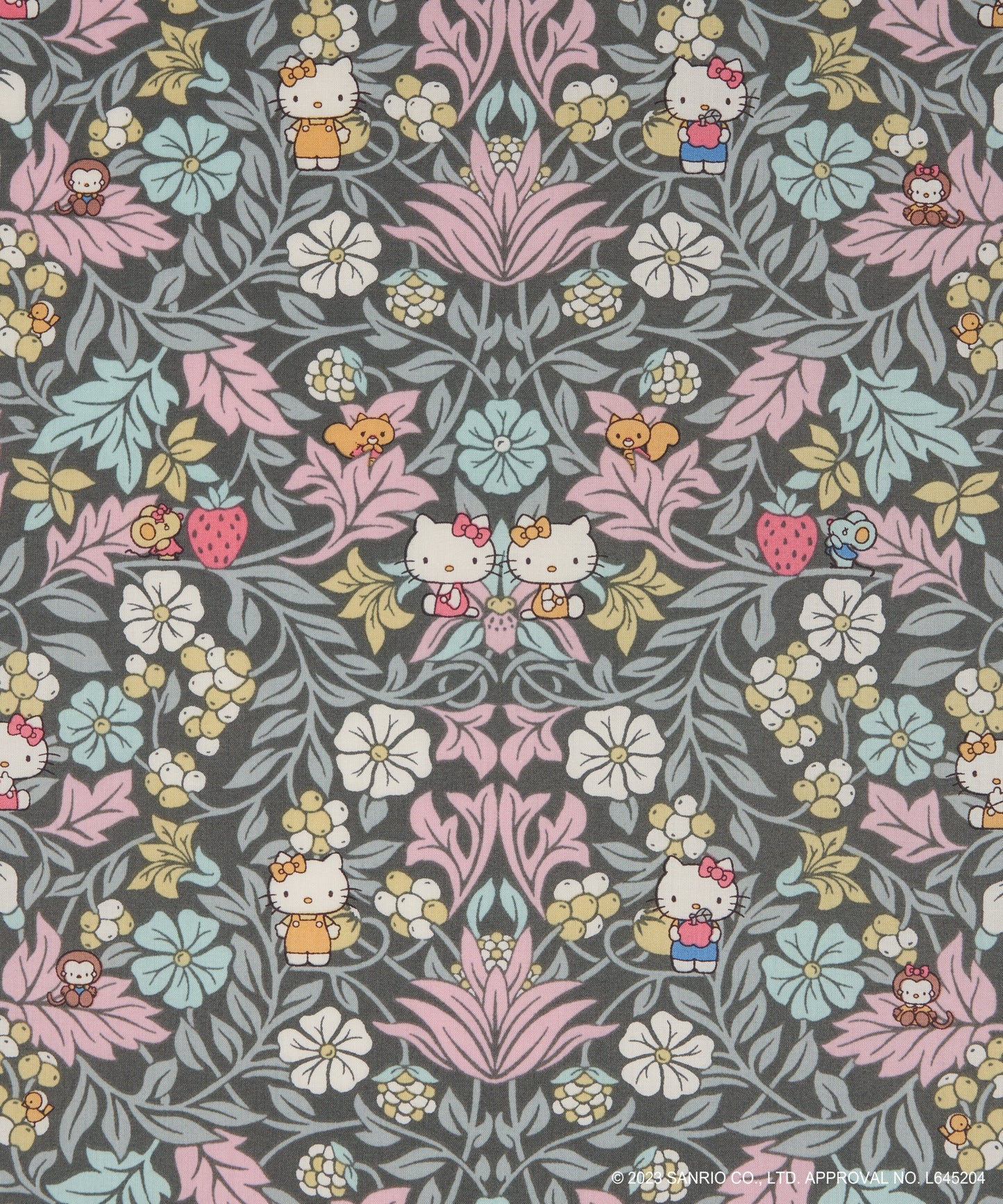 Liberty Japan x Hello Kitty 50th Anniversary - Orchard Friends - fat quarter