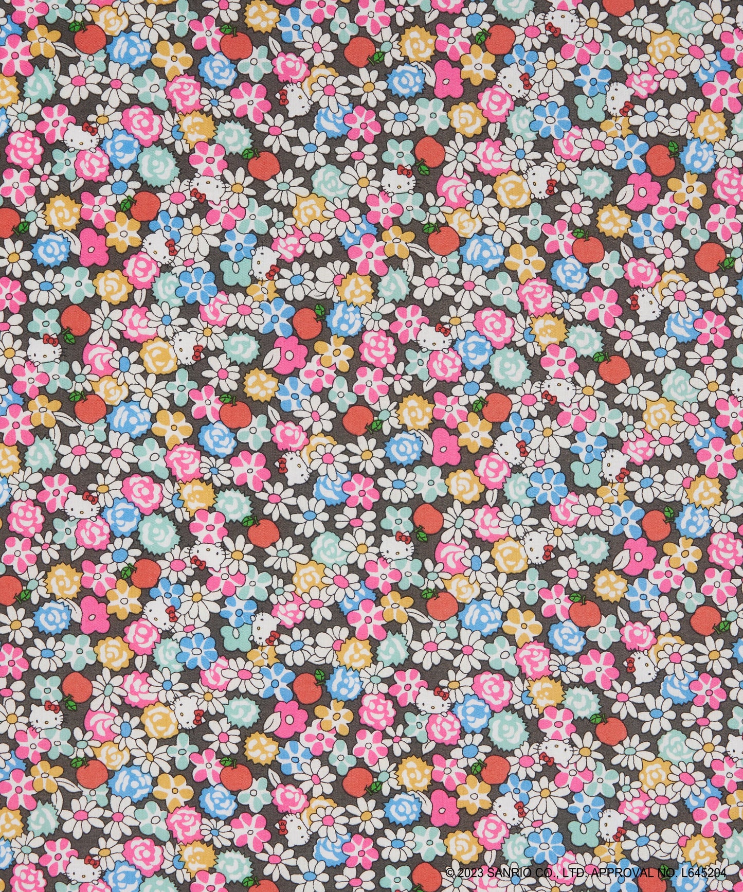 Liberty Japan x Hello Kitty 50th Anniversary - Apple Picking - fat quarter