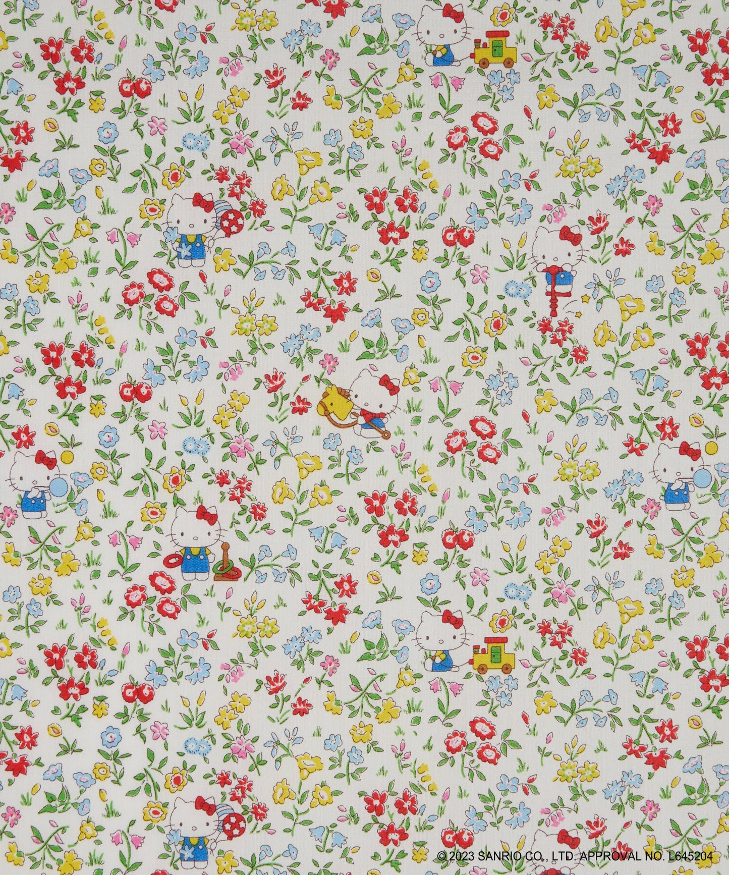 Liberty Japan x Hello Kitty 50th Anniversary - Playground - fat quarter