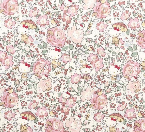 Liberty Japan x Hello Kitty 50th anniversary collection - Bespoke Felicite - fat quarter