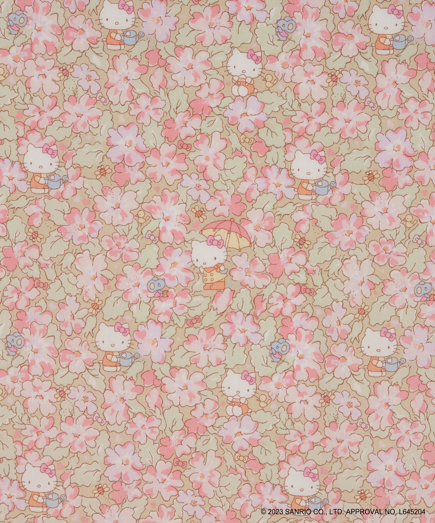 Liberty x Hello Kitty 50th Anniversary - Primrose Meadow - fat quarter