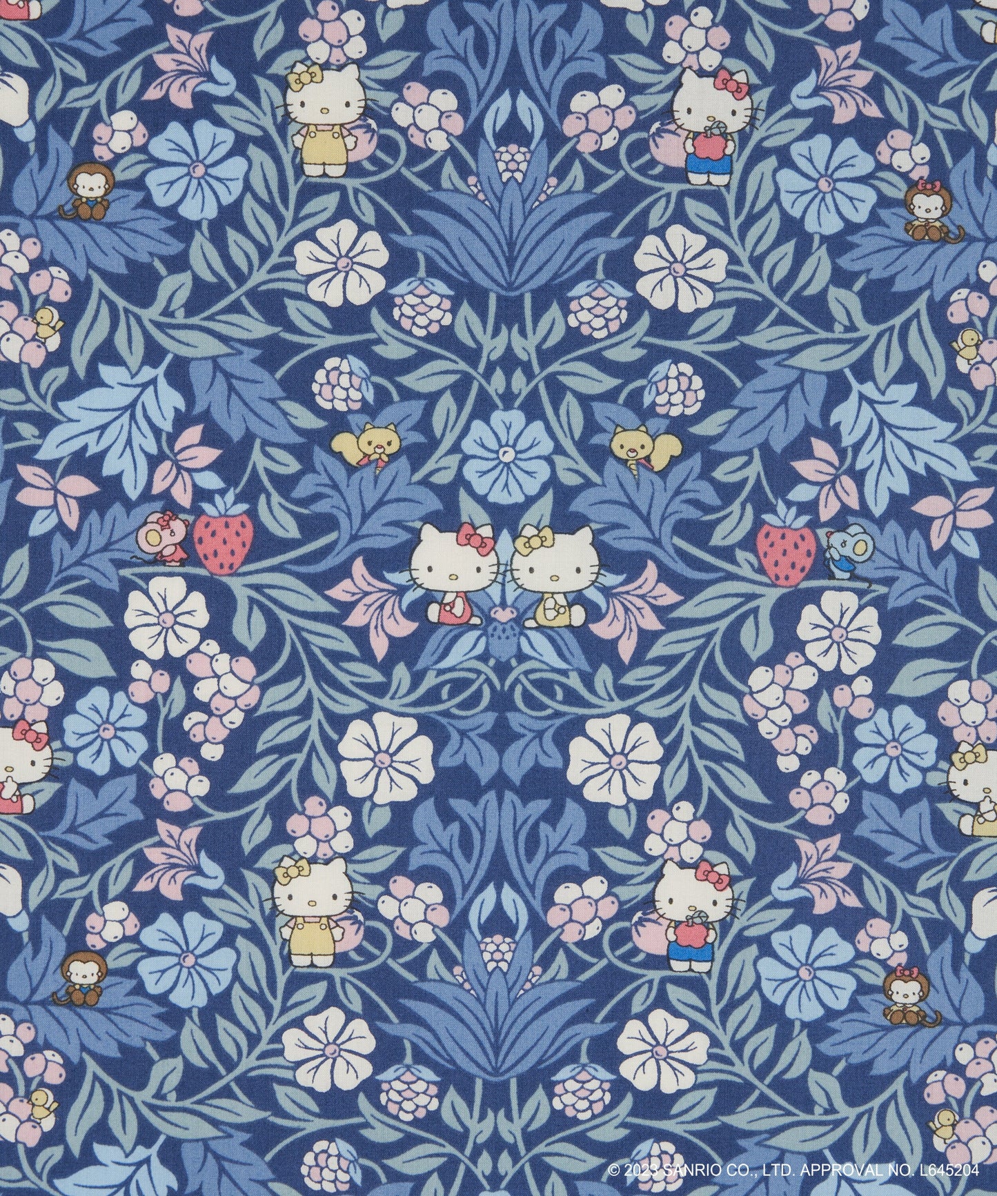 Liberty Japan x Hello Kitty 50th Anniversary - Orchard Friends - fat quarter
