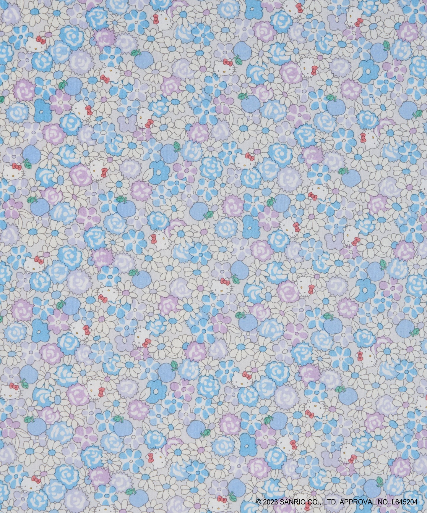 Liberty Japan x Hello Kitty 50th Anniversary - Apple Picking - fat quarter