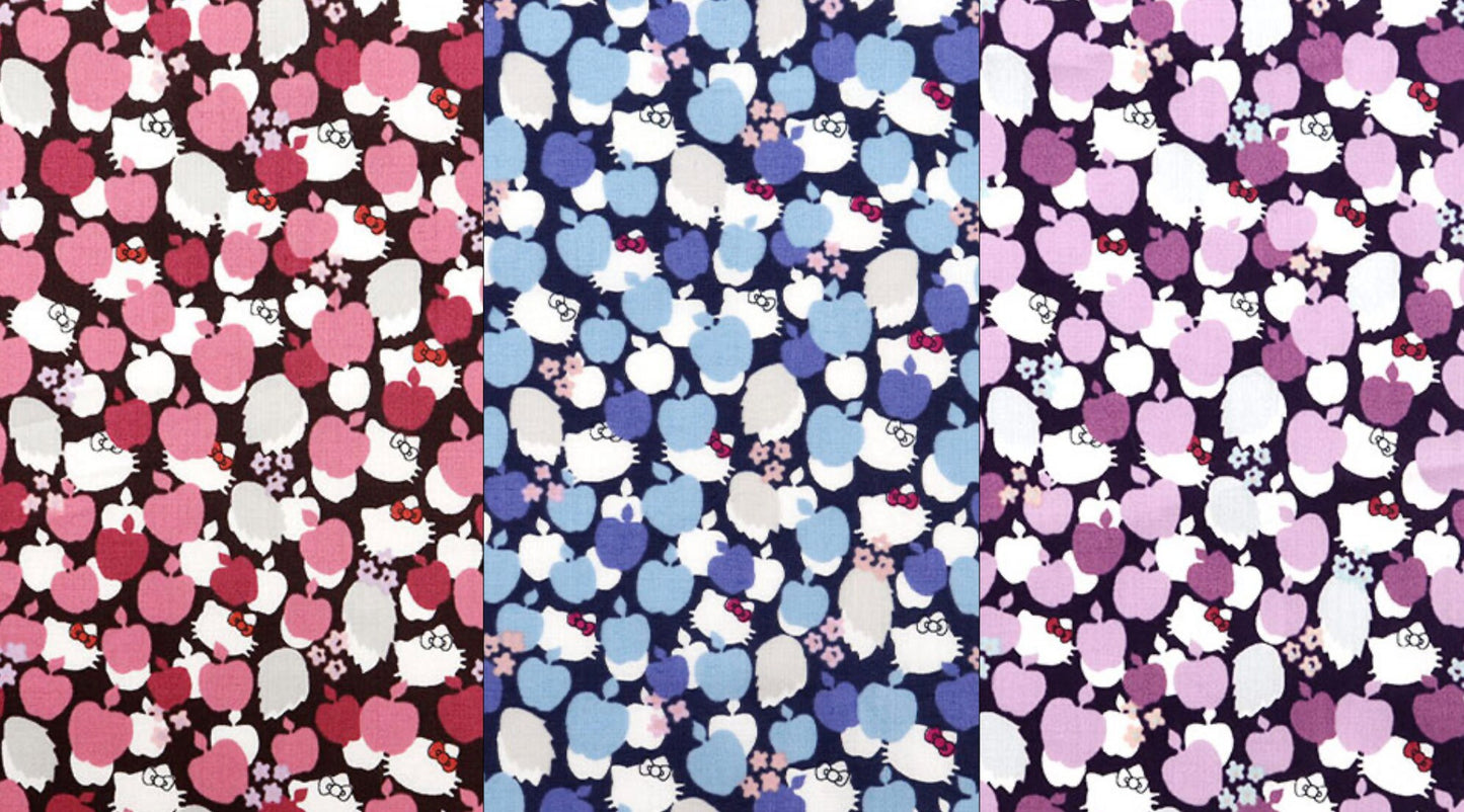 Liberty Japan x Hello Kitty 50th Anniversary collection - Apple Tree - fat quarter