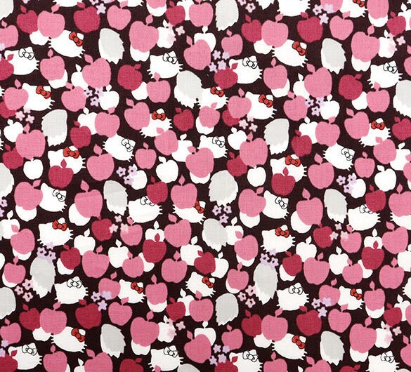 Liberty Japan x Hello Kitty 50th Anniversary collection - Apple Tree - fat quarter