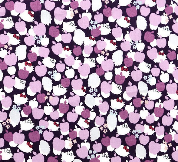 Liberty Japan x Hello Kitty 50th Anniversary collection - Apple Tree - fat quarter