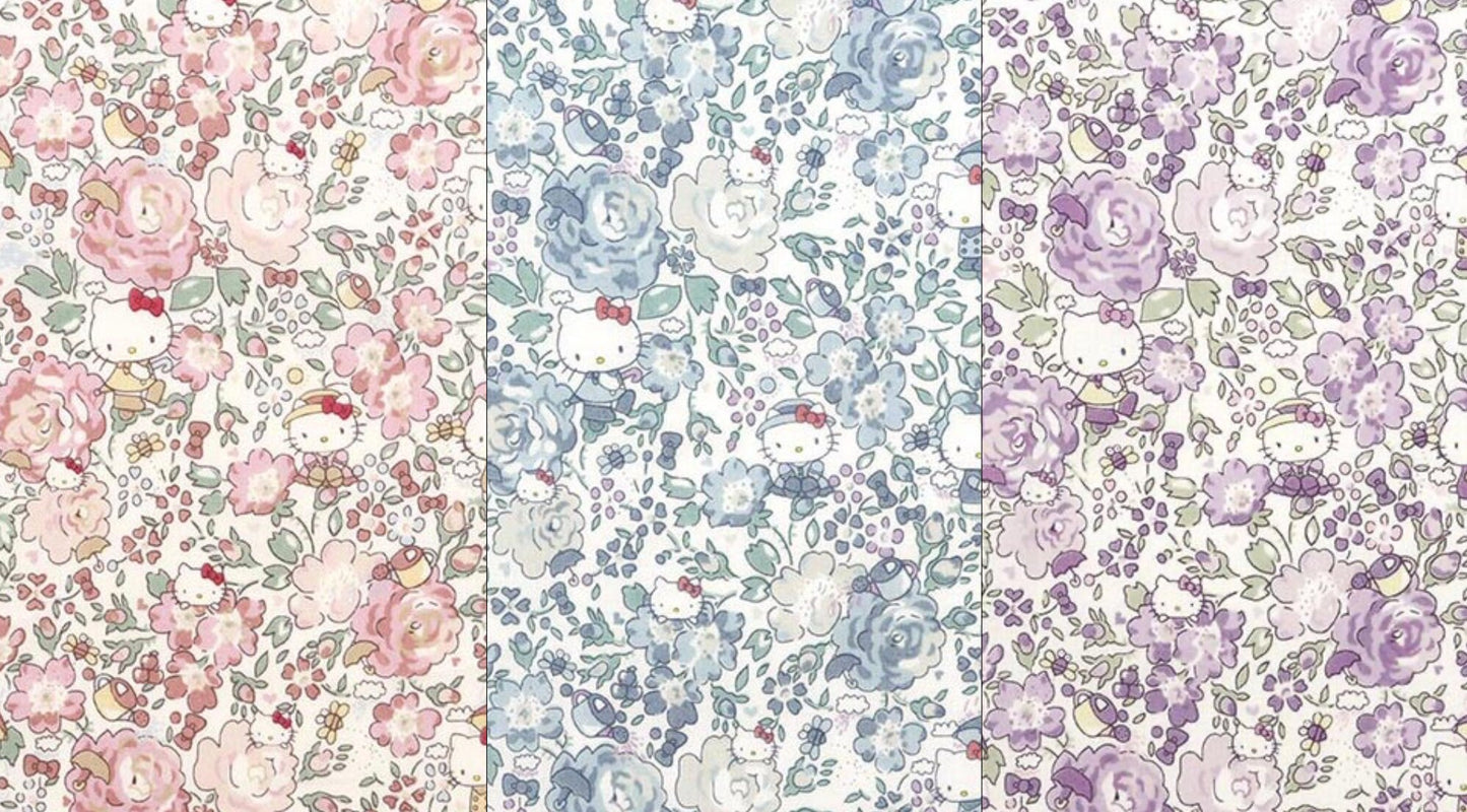 Liberty Japan x Hello Kitty 50th anniversary collection - Bespoke Felicite - fat quarter
