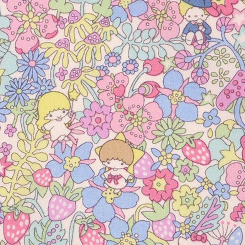 Liberty x Hello Kitty 50th Anniversary - Bespoke Fruit Grove J24F - fat quarter