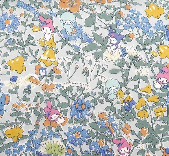 Liberty Japan x Hello Kitty - Bespoke Melodies Party J24C - fat quarter