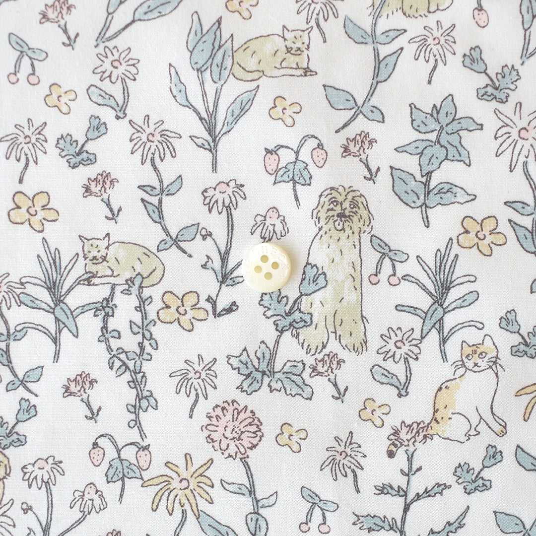 Japanese Cotton - Cache-cache au jardin - YE - fat quarter