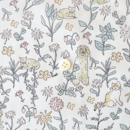 Japanese Cotton - Cache-cache au jardin - YE - fat quarter