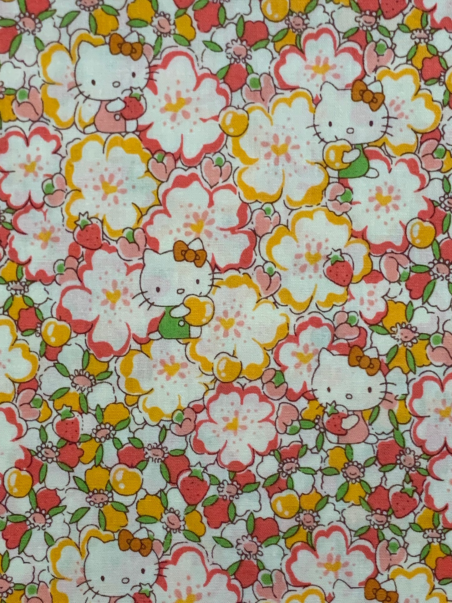 Liberty Japan - Hello Kitty - Floral Heart j13b -  fat quarter