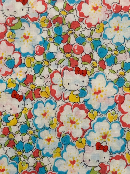 Liberty Japan - Hello Kitty - Floral Heart j13c -  fat quarter