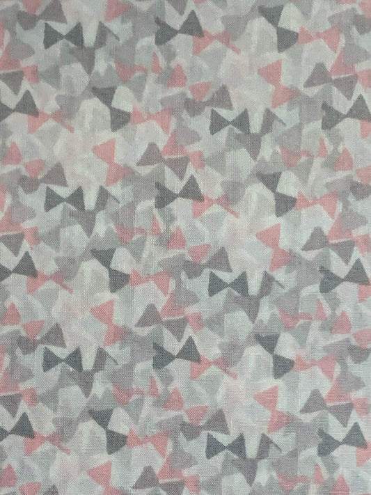 Liberty Japan - Bespoke Fluttering Pink/Grey - fat quarter