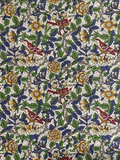 Liberty Japan - Strawberry Tree -  blue/green mix - fat quarter