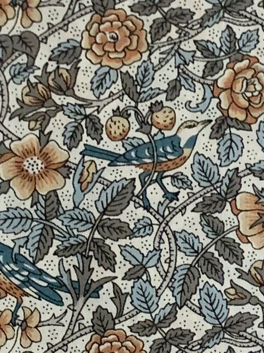 Liberty Japan - Strawberry Tree - blue/greyish - fat quarter