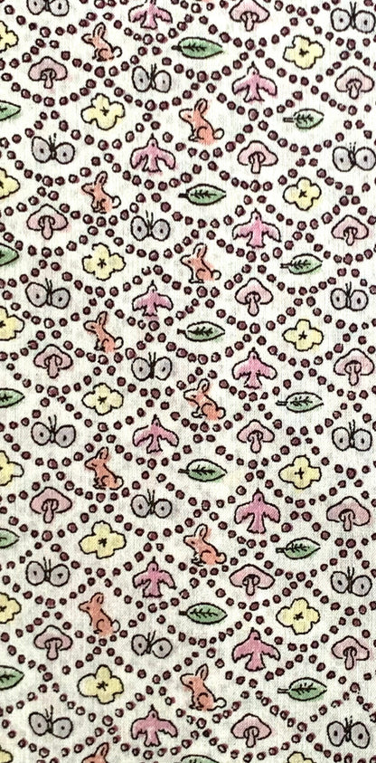Liberty Japan -  Metre Sale -  Forest Wave - pink