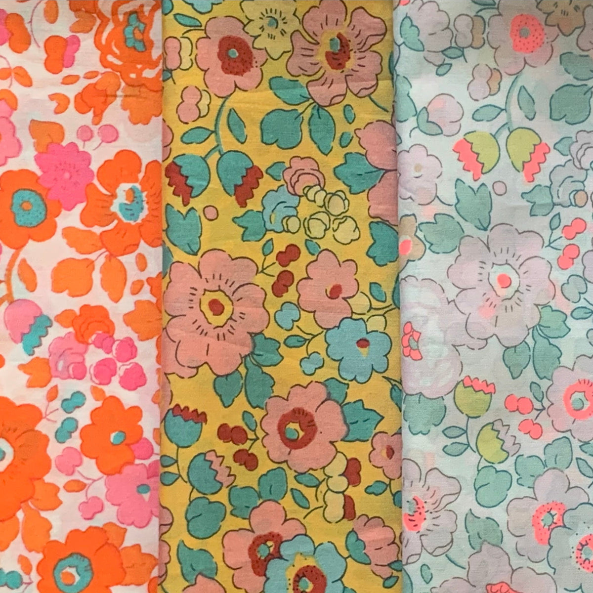 Liberty of London x Betsy Bespoke Jacadi set of 3 -  fat quarters