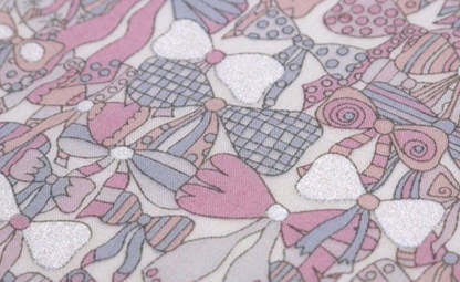 Liberty Japan - Bespoke Jenny's Bows Sparkle A -  fat quarter