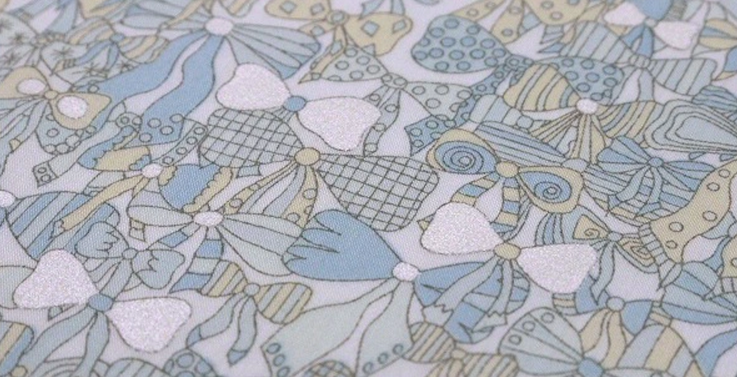 Liberty Japan - Bespoke Jenny's Bows Sparkle D -  Fat quarter